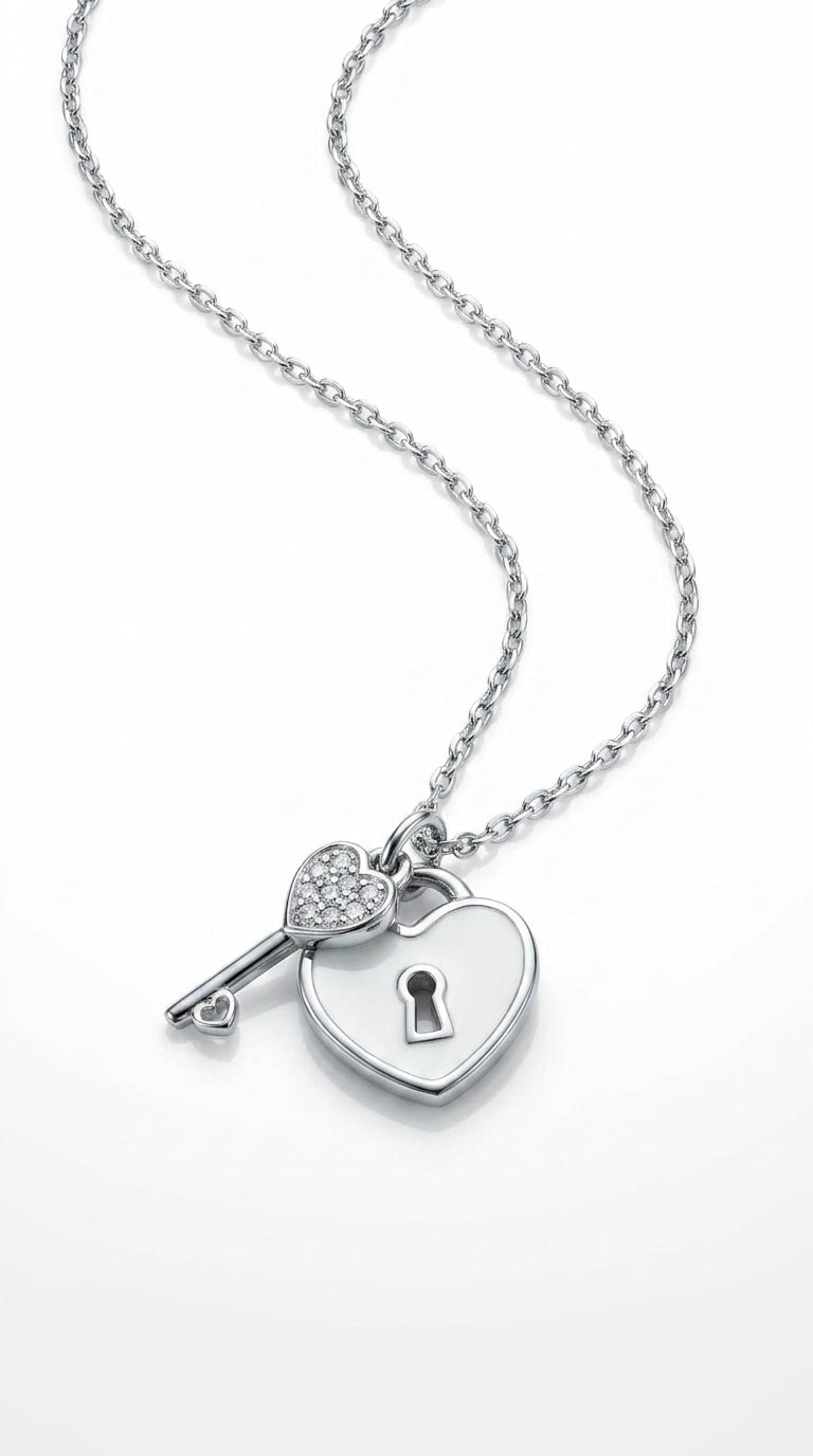 Echoes Lock & Key Necklace