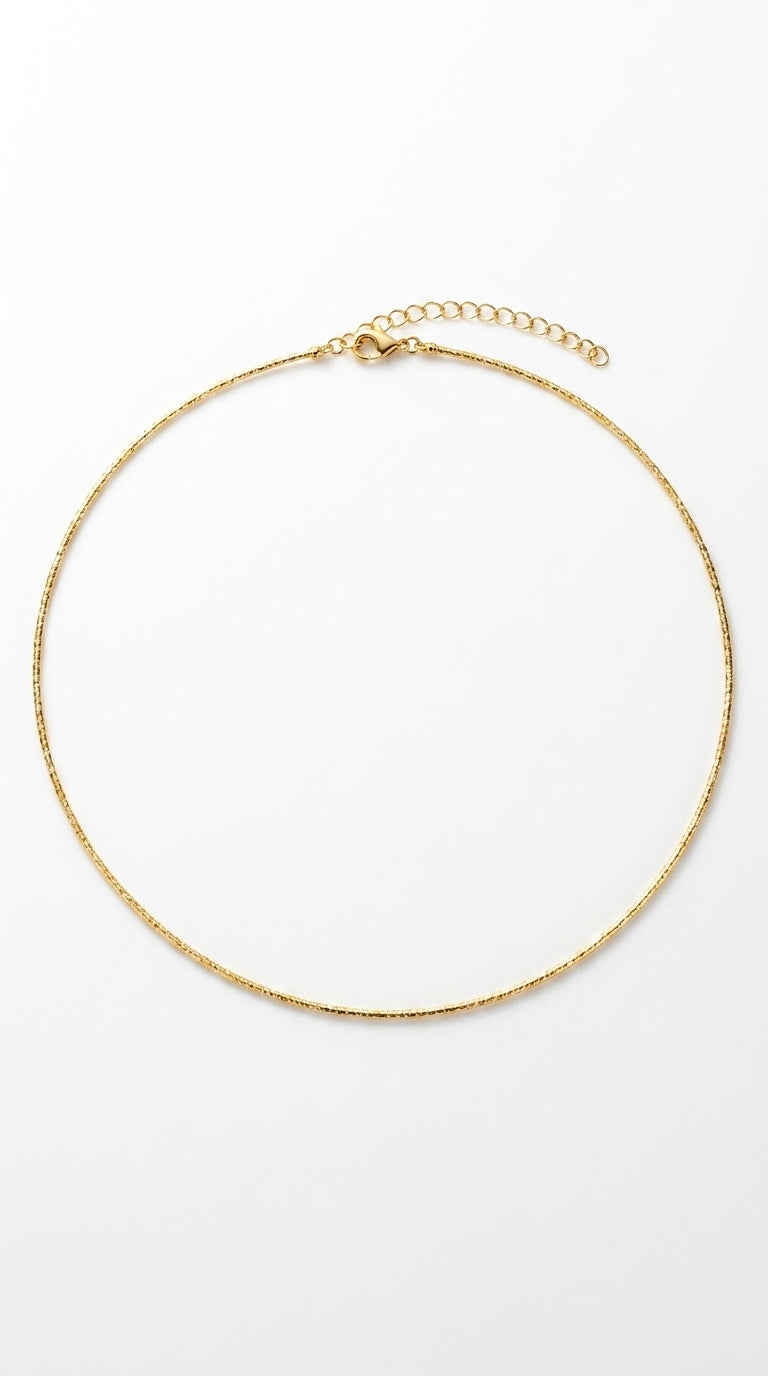 Aurelia Textured Choker Necklace