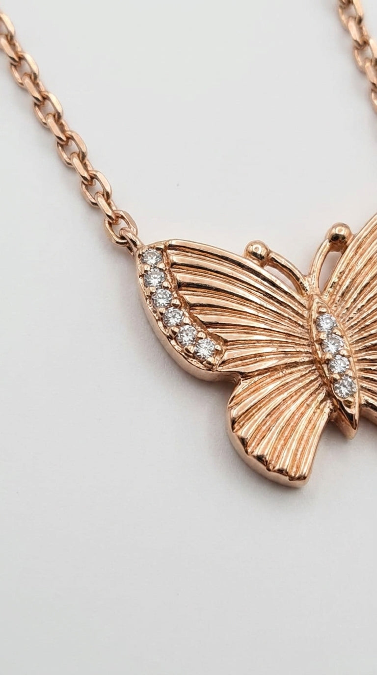 Ethereal Butterfly Wings Necklace