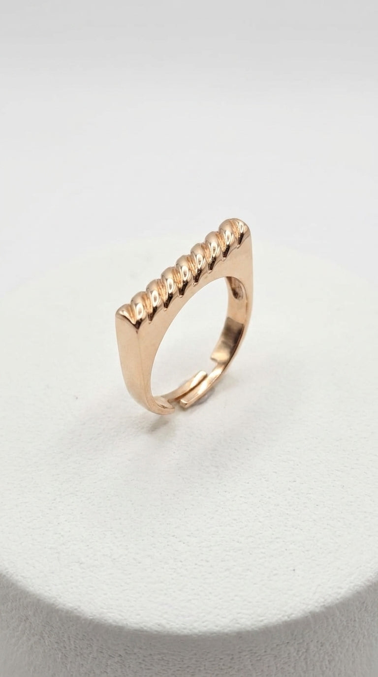 Ethereal Twist Sterling Silver Ring