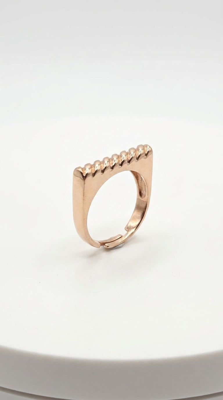 Ethereal Twist Sterling Silver Ring