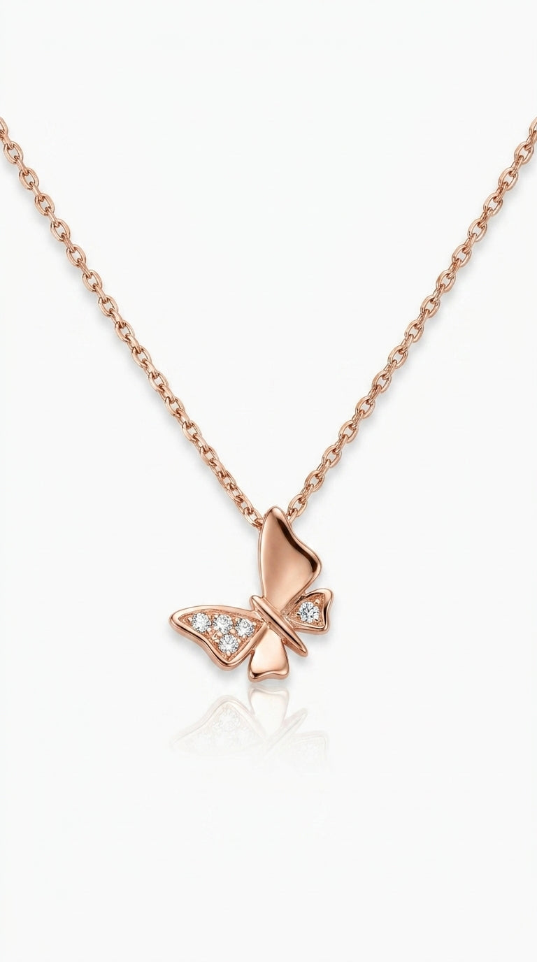 Personalized Mariposa Aura Necklace