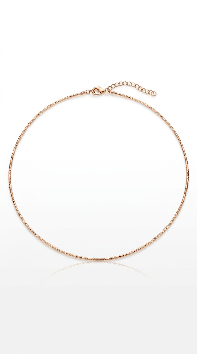 Aurelia Textured Choker Necklace