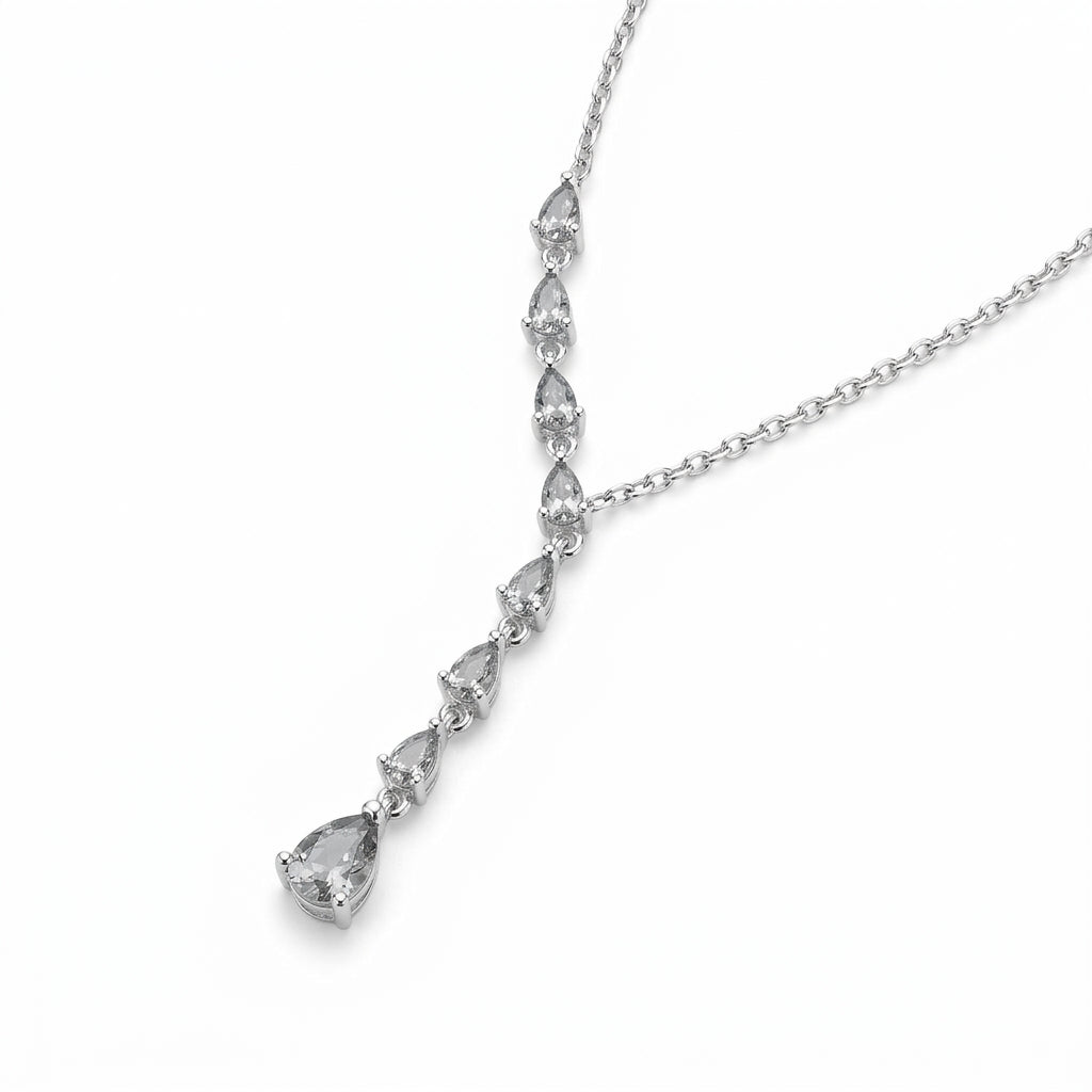 Teardrop Cascade Necklace