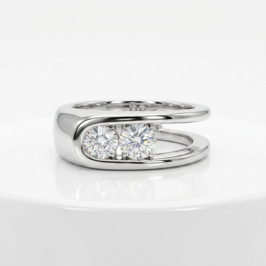 The Modernist Duo Ring