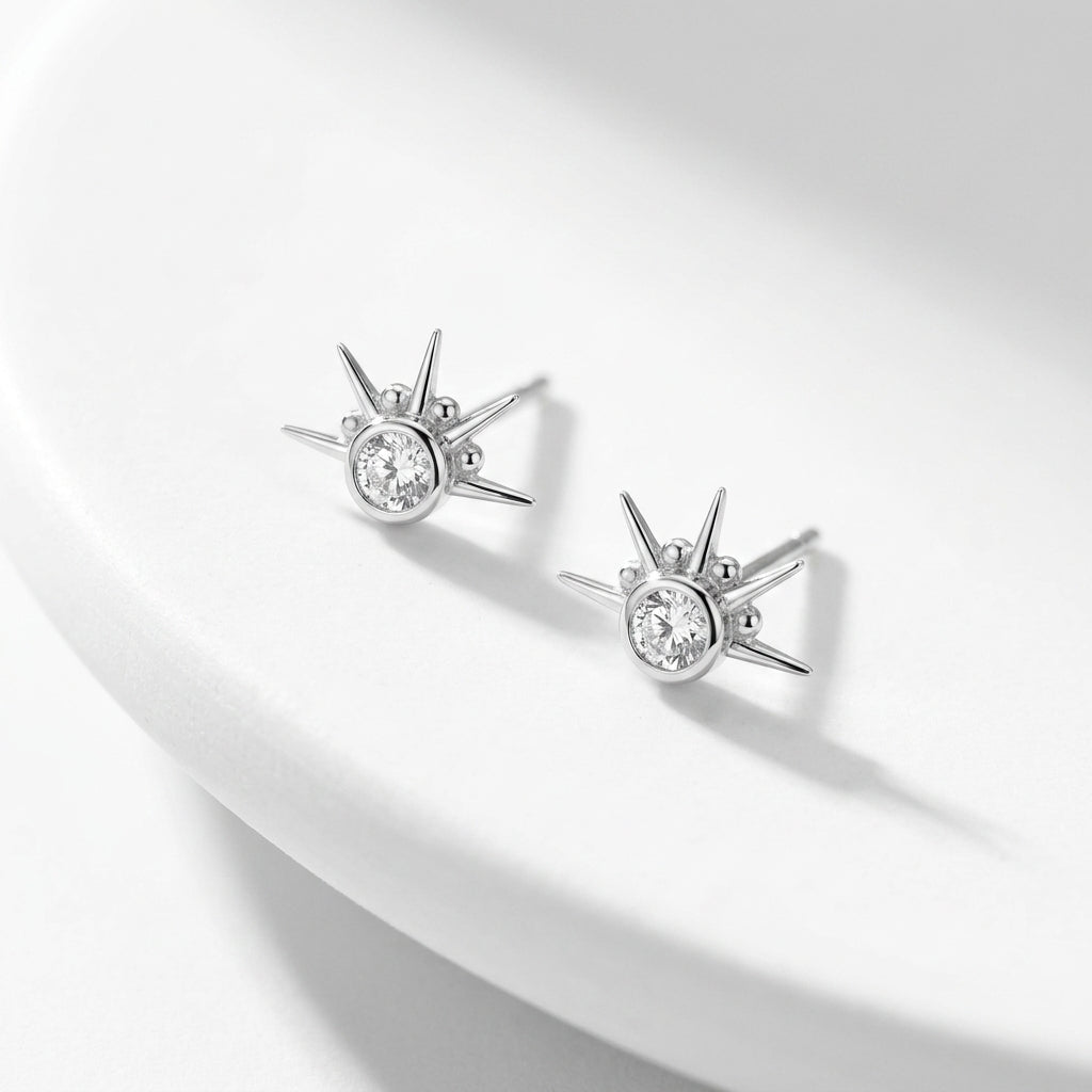 Celeste Double-Sided Crystal Earrings