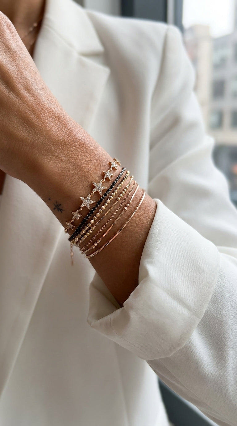 Stellar Luminary Charm Bracelet