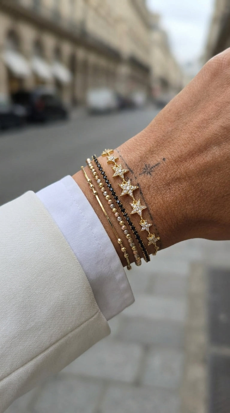 Stellar Luminary Charm Bracelet