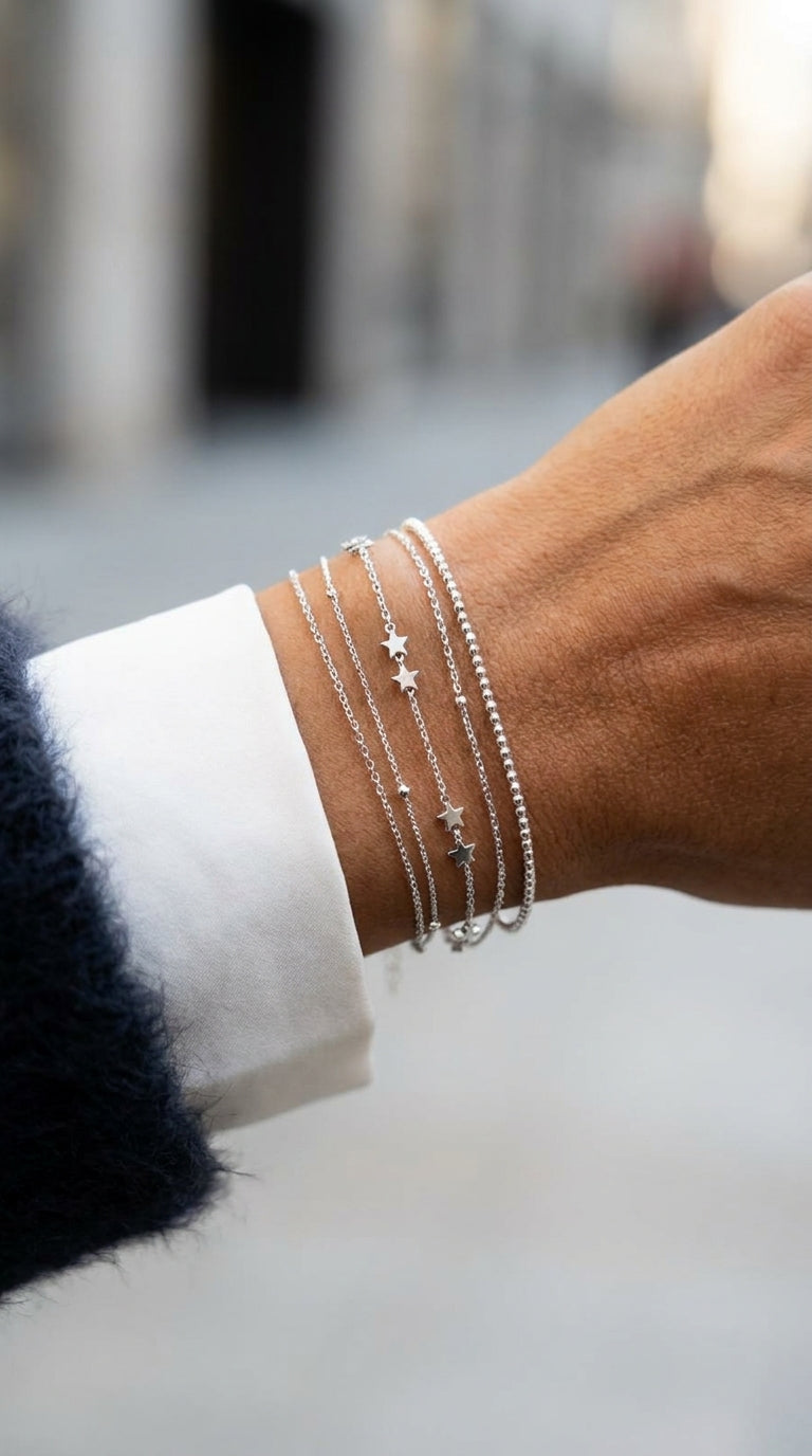Celestial Starfall Chain Bracelet