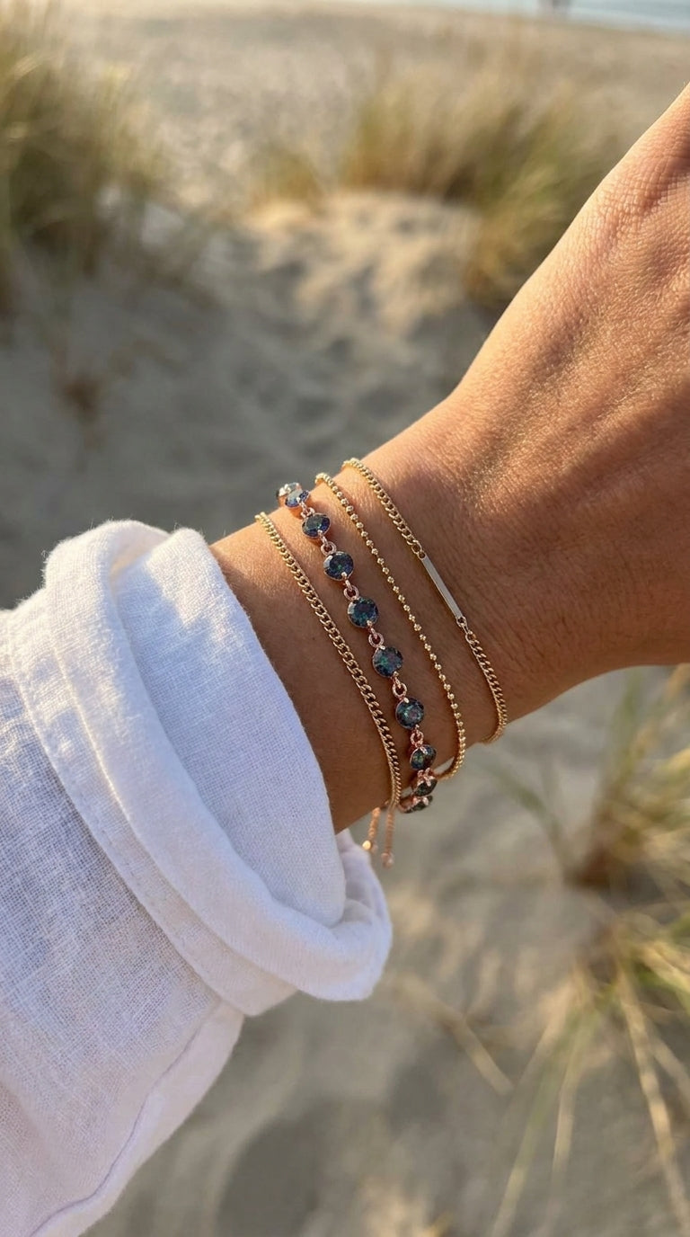Mystic Aura Sliding Tennis Bracelet