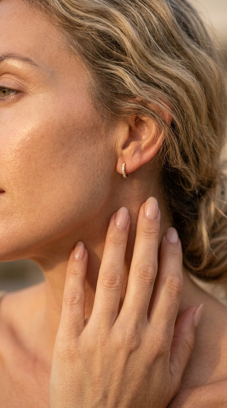 Eternal Sparkle Eternity Hoops