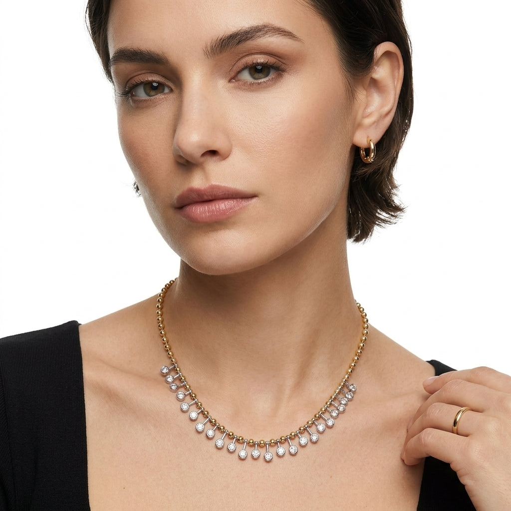 The Fringe Beaded Necklace