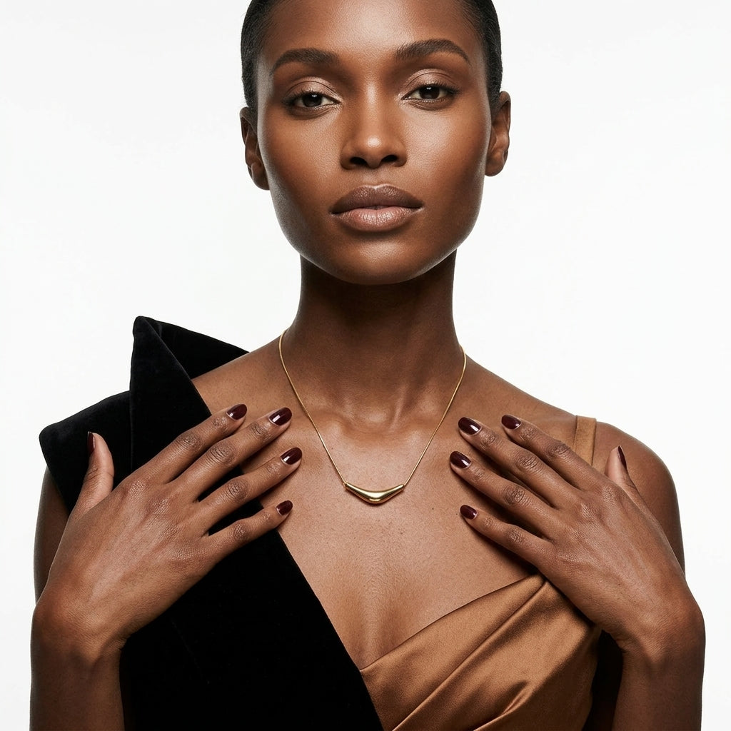The Sculpted Arc Necklace