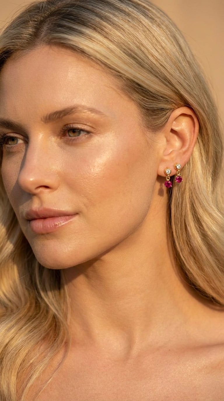 Minimalist Teardrop Huggie Hoops