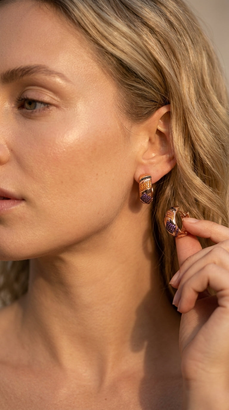 Artistic Fusion Multicolor Earrings