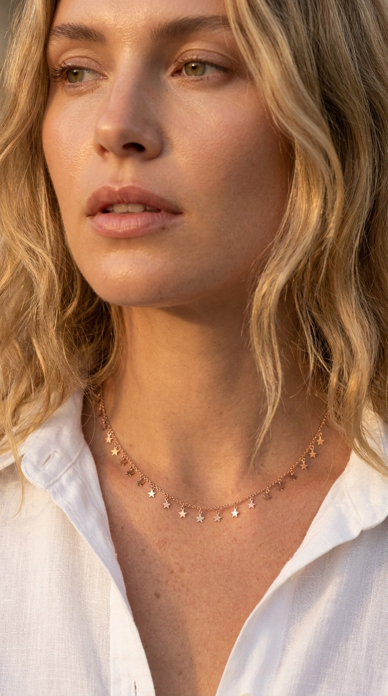 Radiant Starfall Aura Necklace