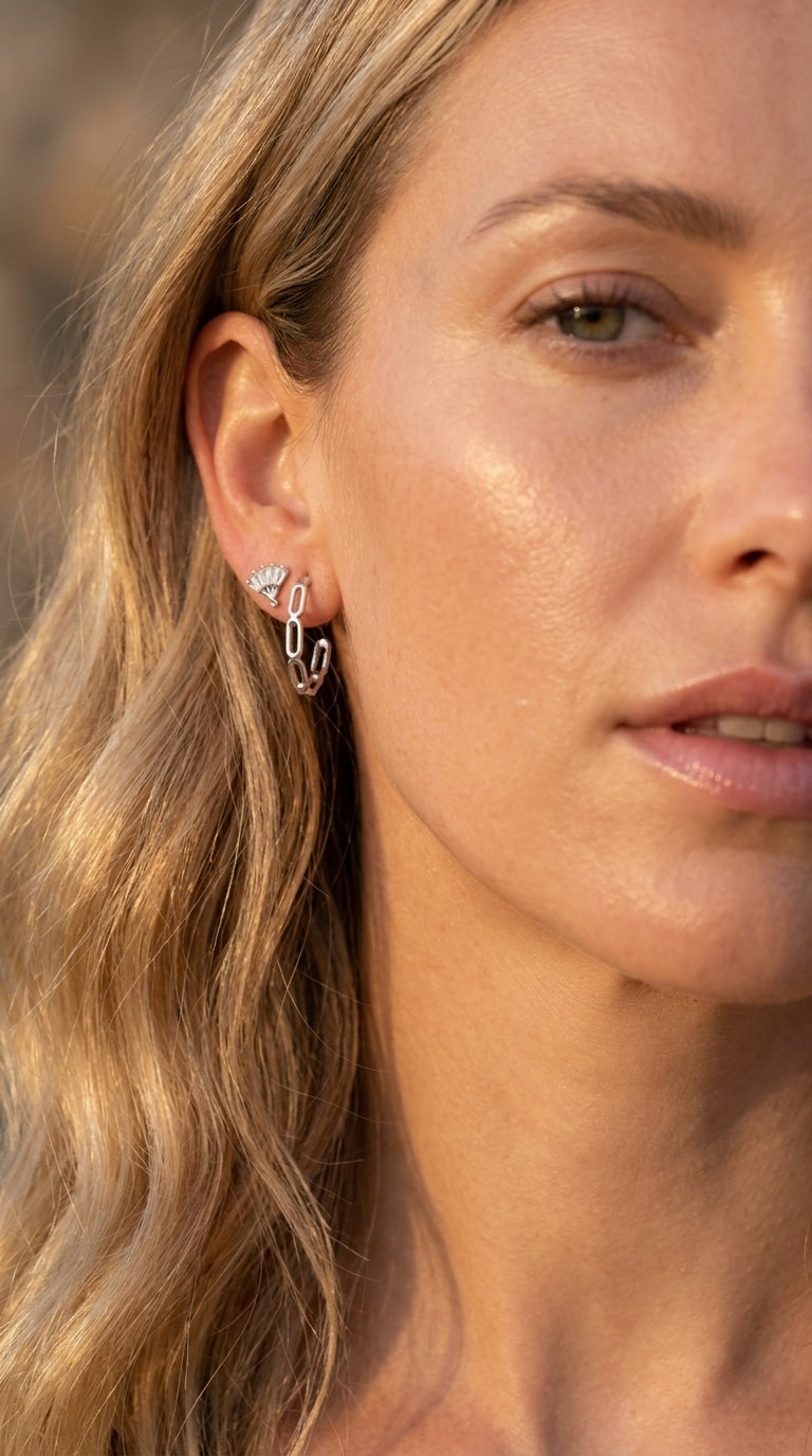 Radiant Hexagon Bond Earrings