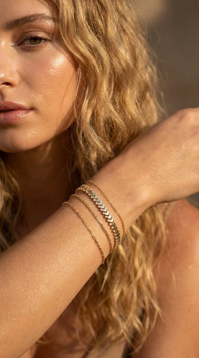 Riviera Brick Link Bracelet