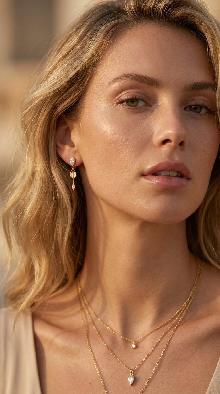 Aero Bloom Drop Earrings