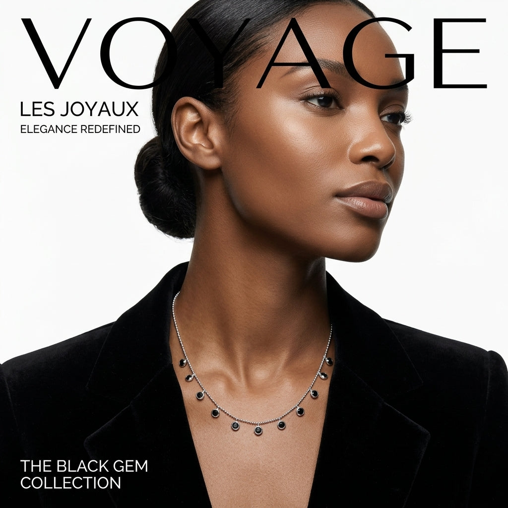Noir Drops Necklace