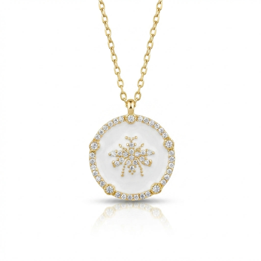 The Radiant Honeybee Halo Necklace