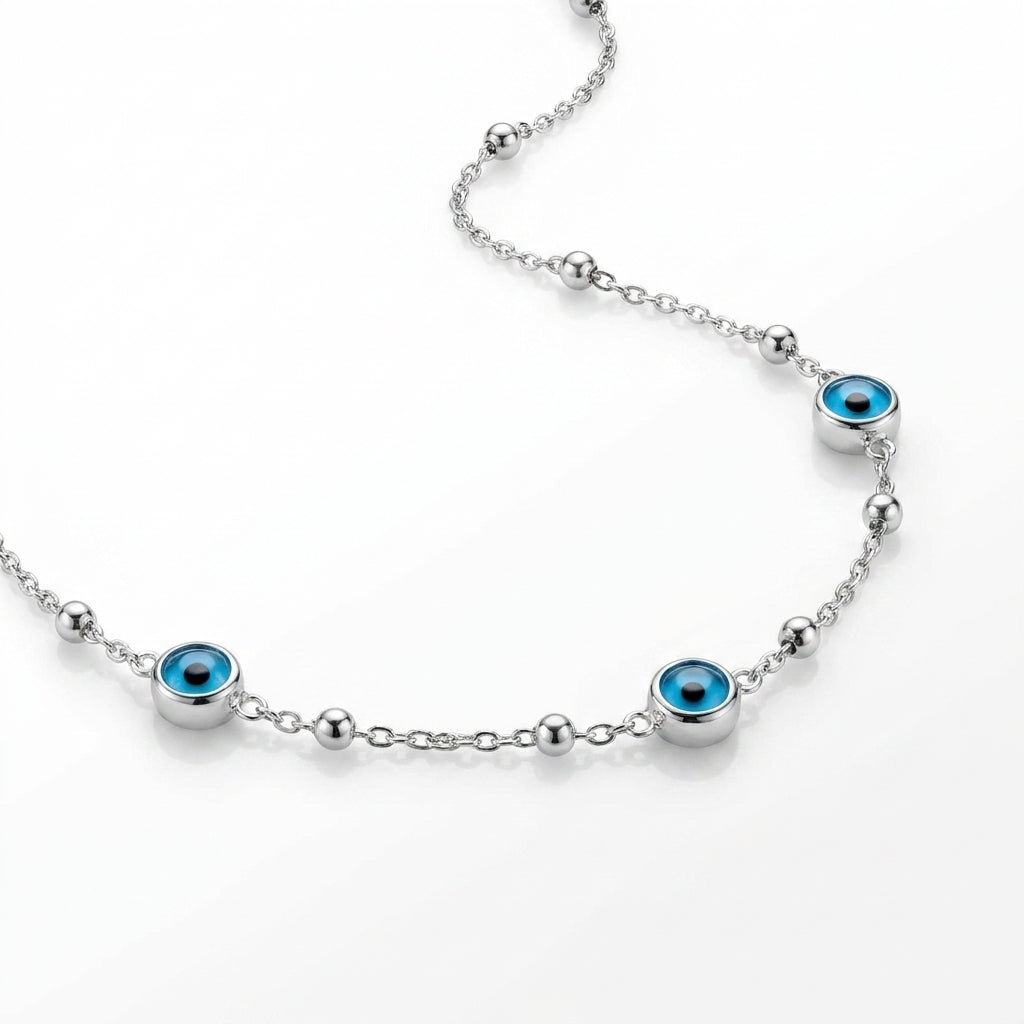 Golden Harmony Evil Eye Necklace
