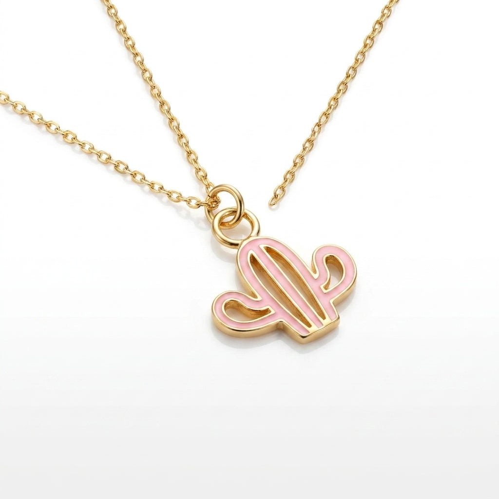 Blush Saguaro Spirit Necklace