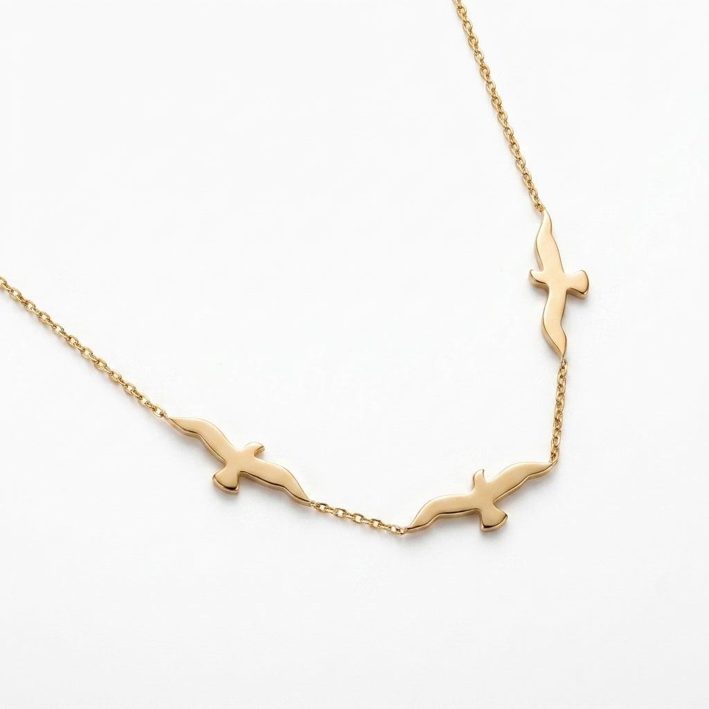 Spirit of Freedom Seagull Necklace