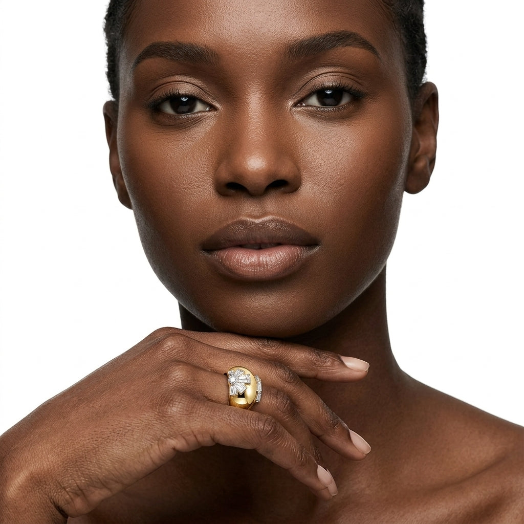 The Art Deco Dome Ring