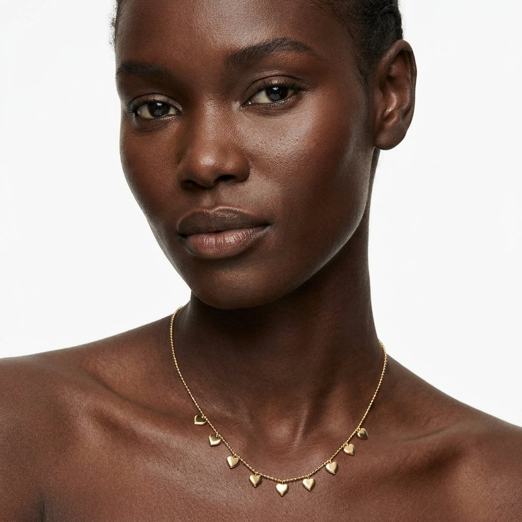 Beaded Sweetheart Necklace