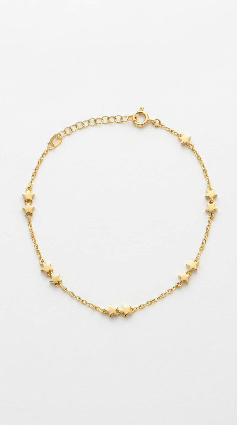 Celestial Starfall Chain Bracelet