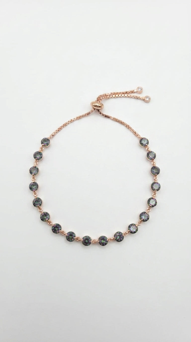 Mystic Aura Sliding Tennis Bracelet