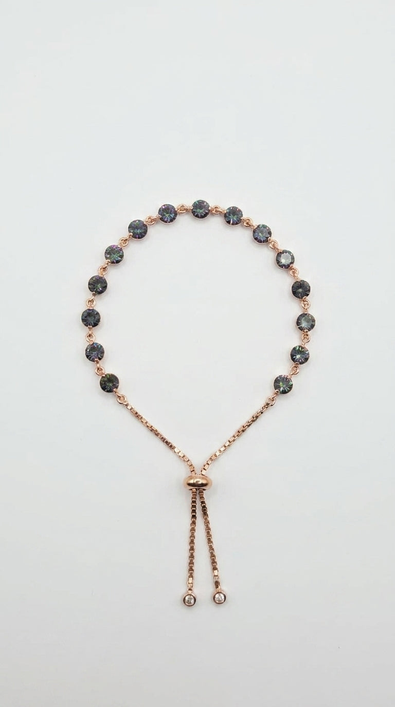 Mystic Aura Sliding Tennis Bracelet