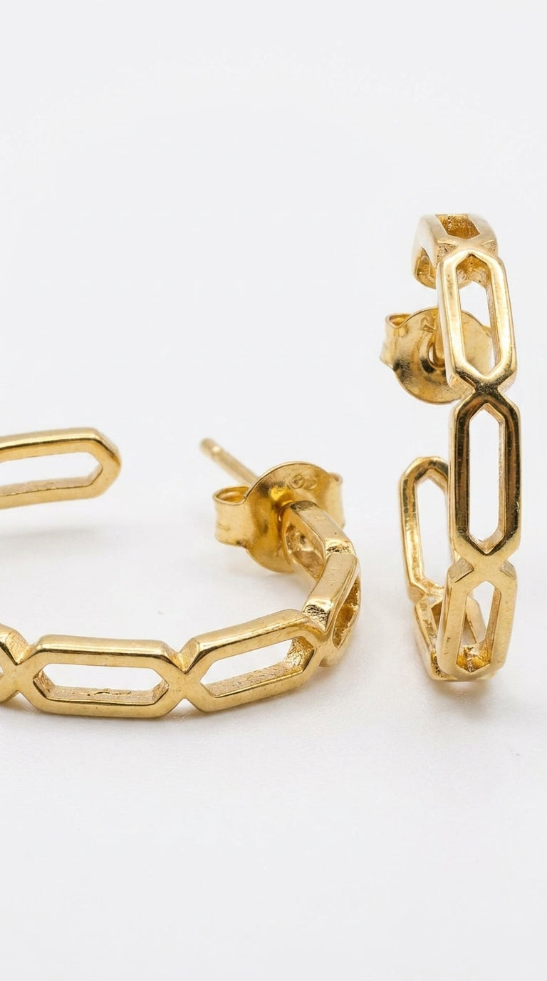Radiant Hexagon Bond Earrings