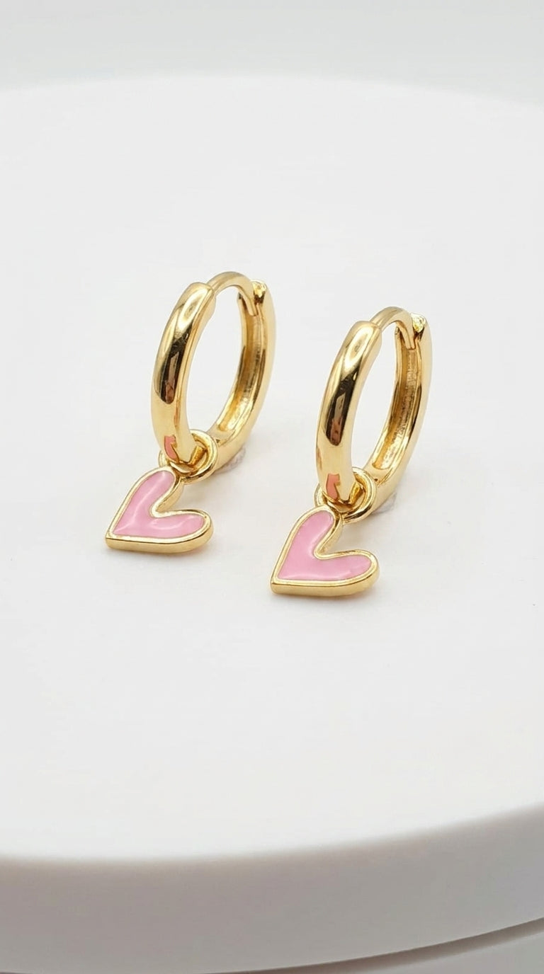 Petal Pink Duo Love Earrings