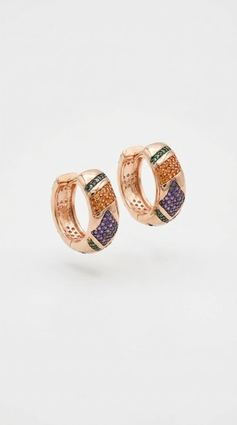 Artistic Fusion Multicolor Earrings