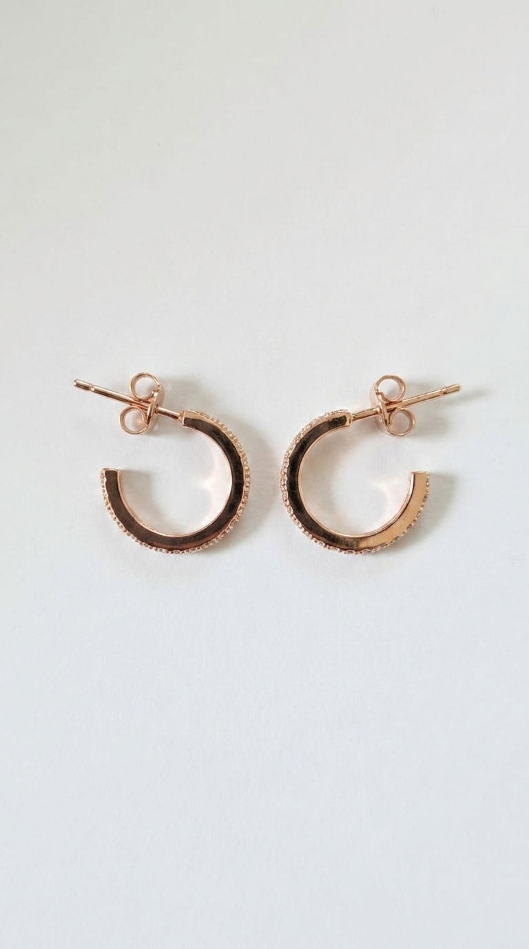 Radiant Full-Circle Pave Hoops