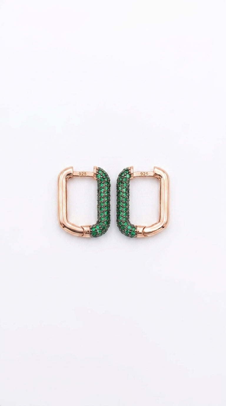 Enchanted Ivy Geometric Earrings