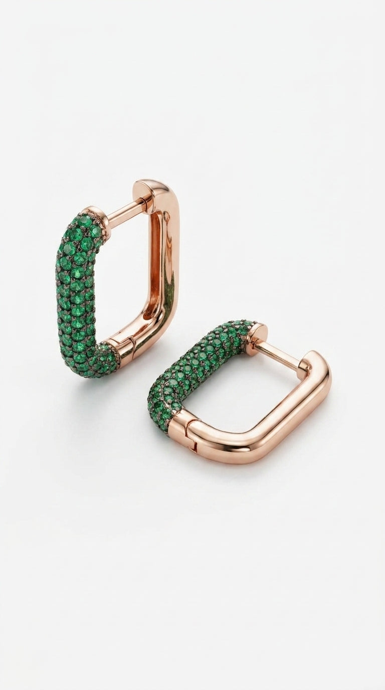 Enchanted Ivy Geometric Earrings