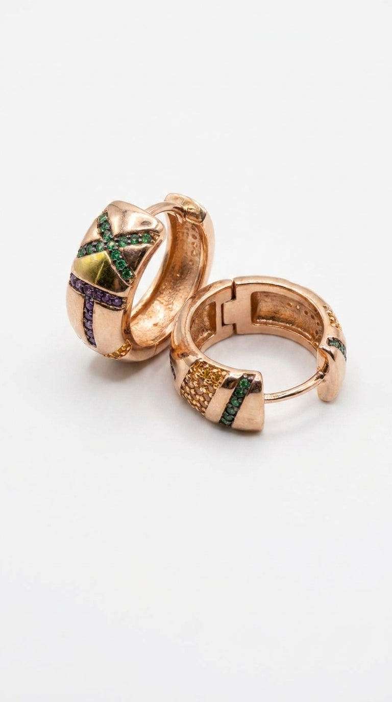 Artistic Fusion Multicolor Earrings