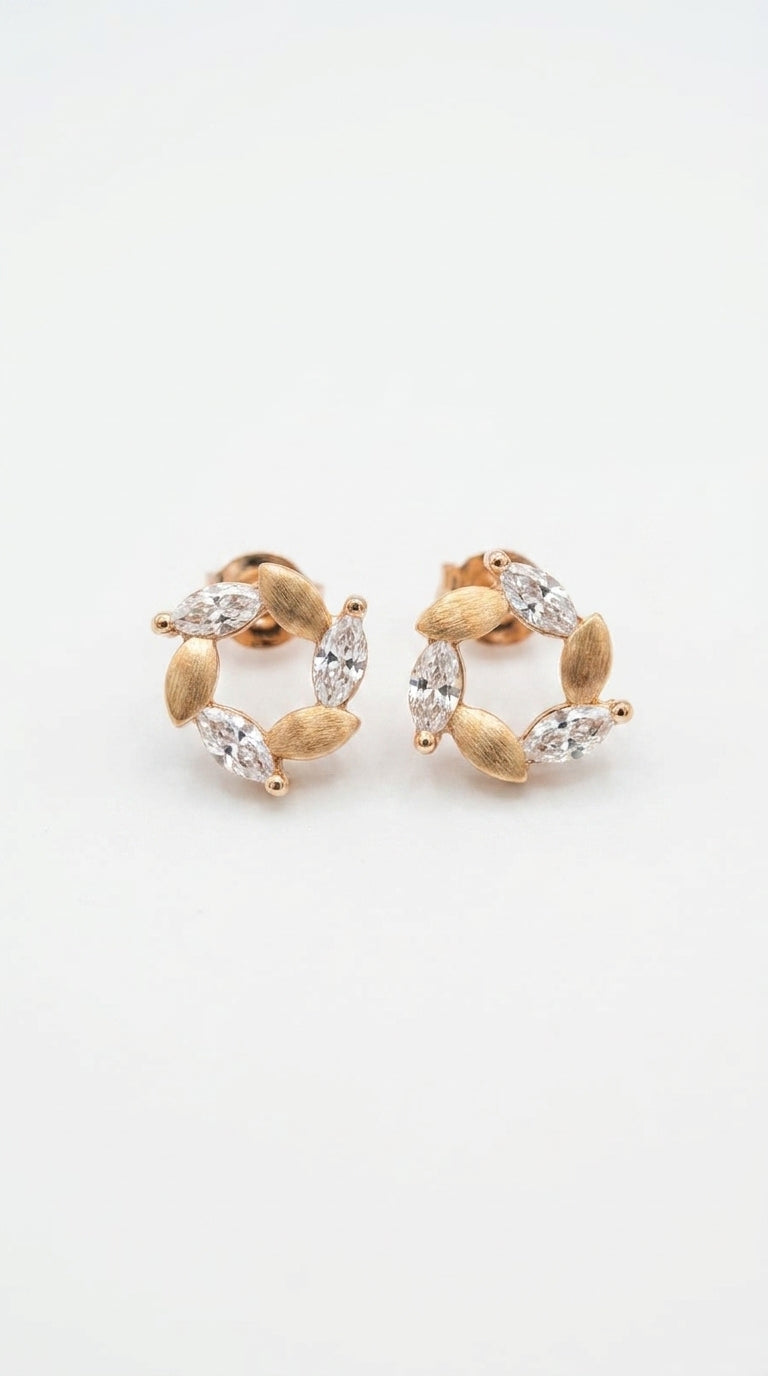 Enchanted Leafy Bloom Earrings