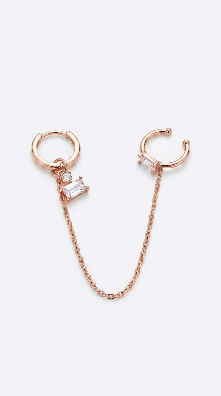 Vesper Baguette Chain Cuff