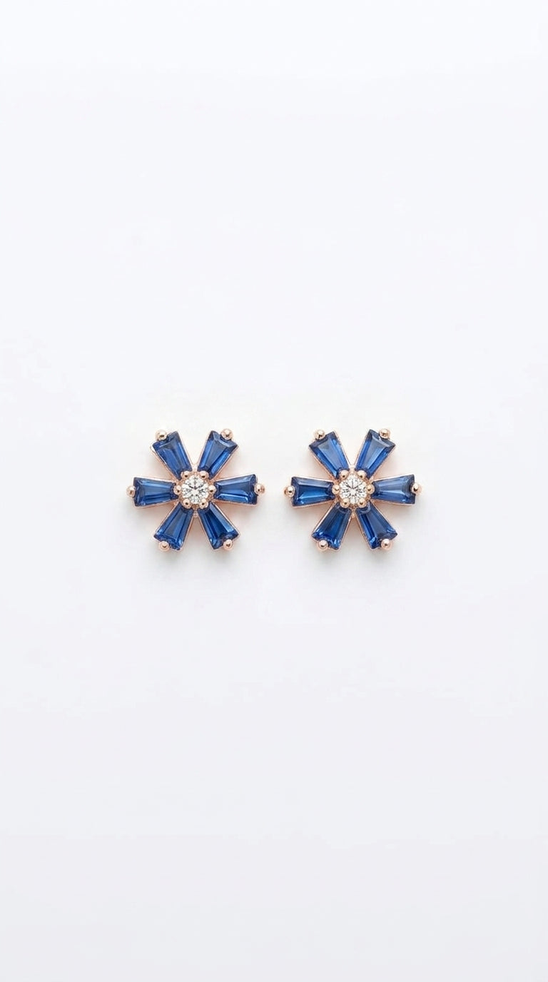 Riviera Sapphire Studs