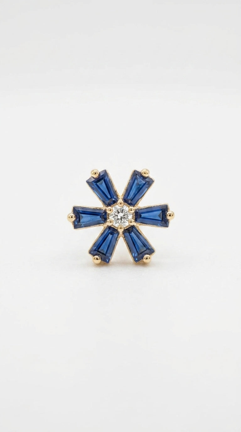 Riviera Sapphire Studs