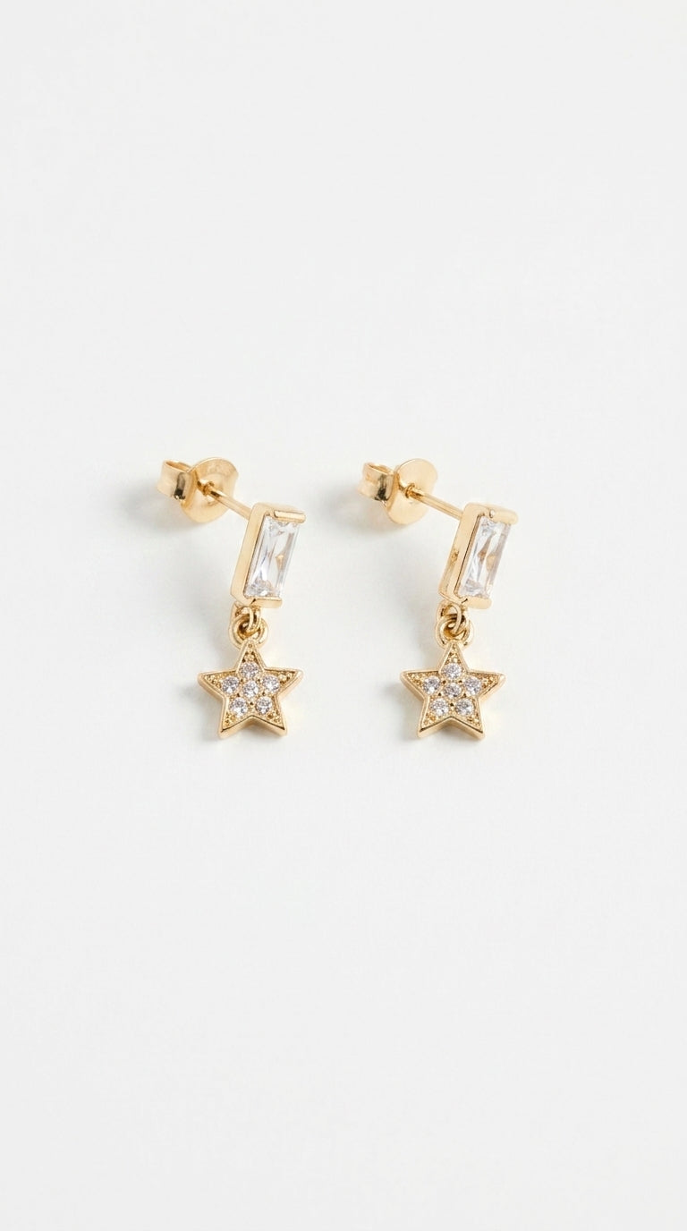 Midnight Glow Star Studs