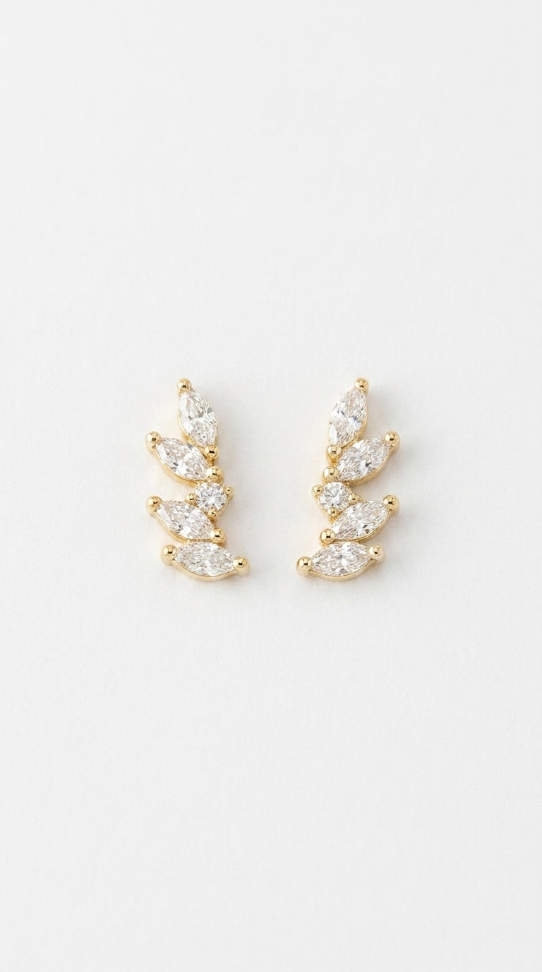 Aurelia Botanical Stud Earrings