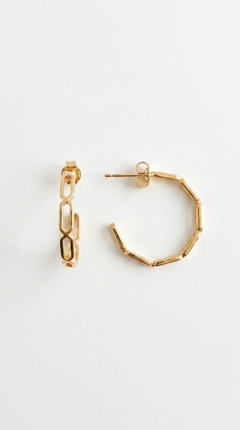 Radiant Hexagon Bond Earrings