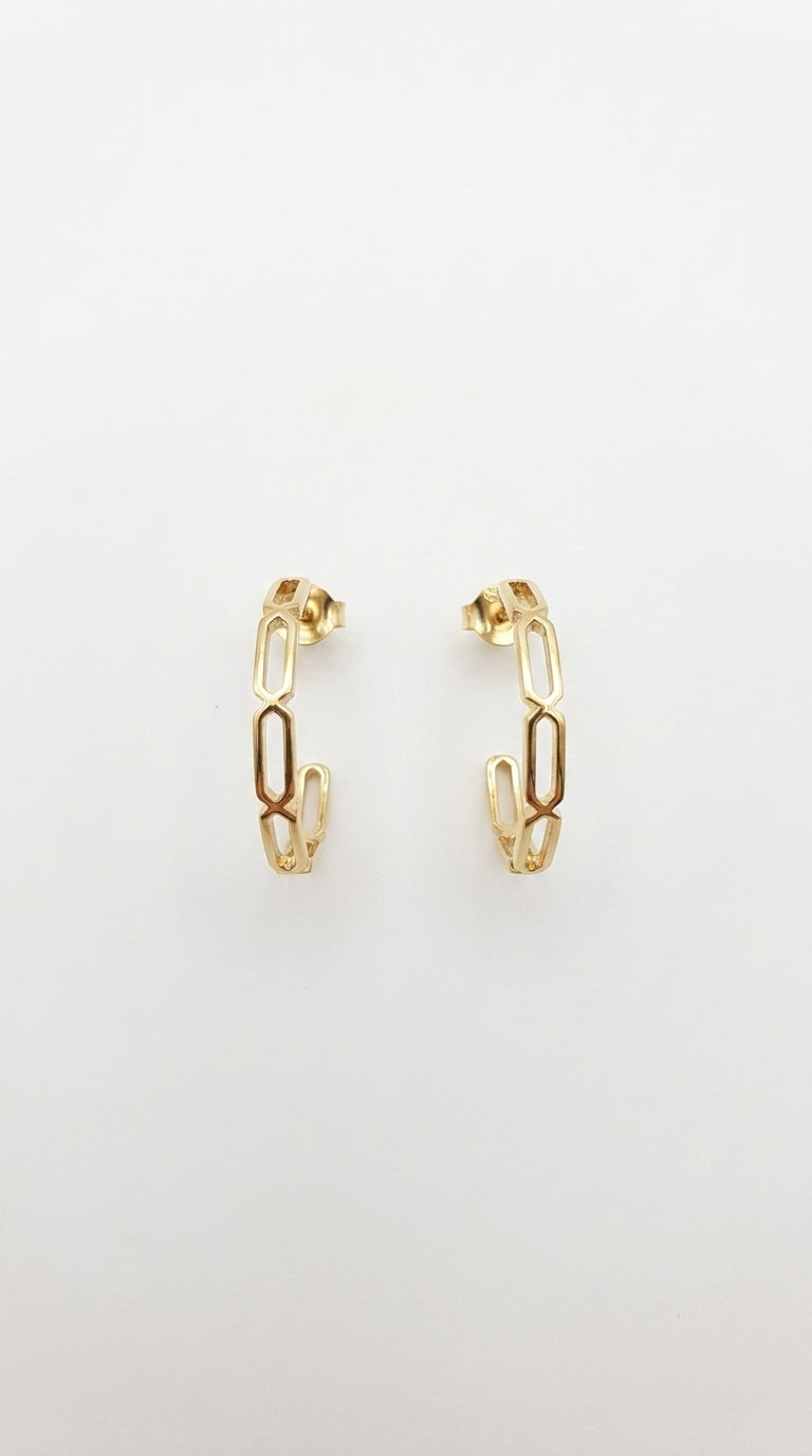 Radiant Hexagon Bond Earrings