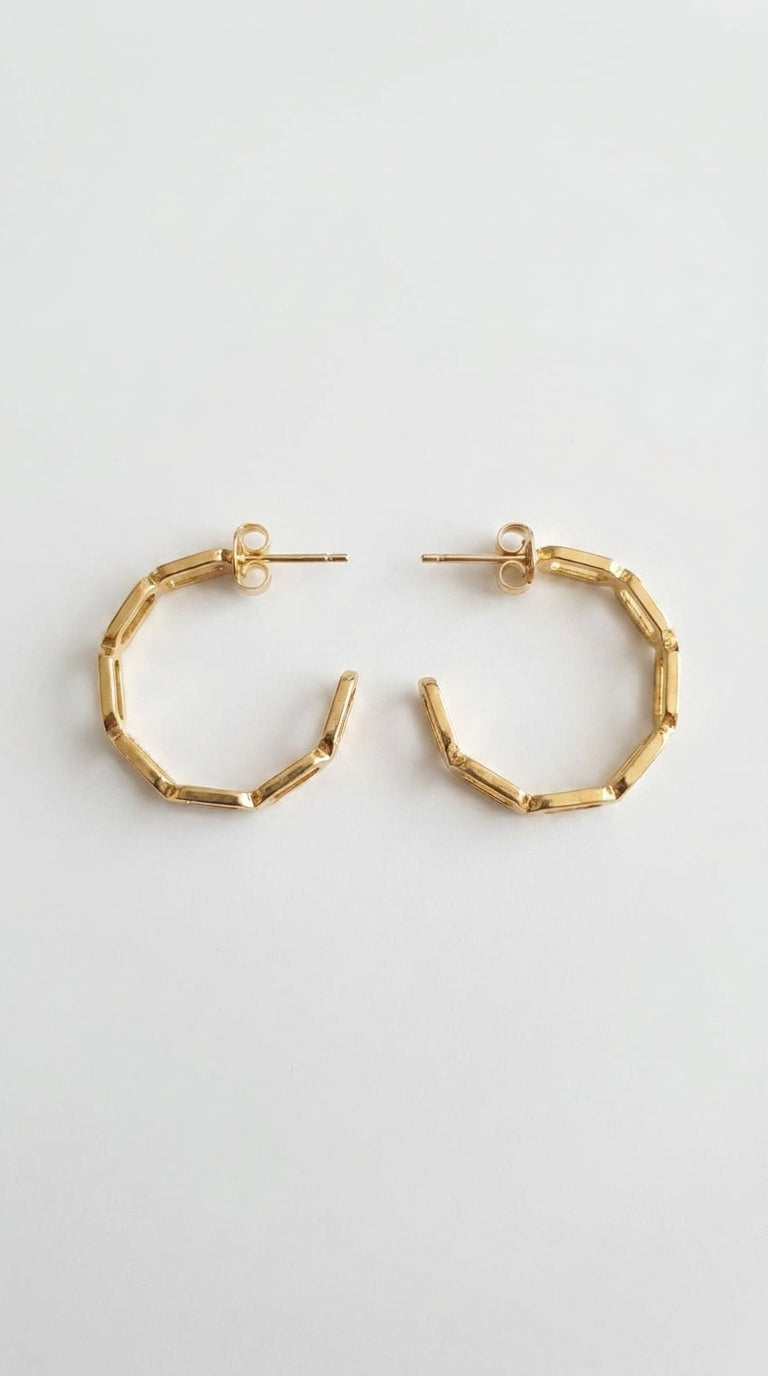 Radiant Hexagon Bond Earrings