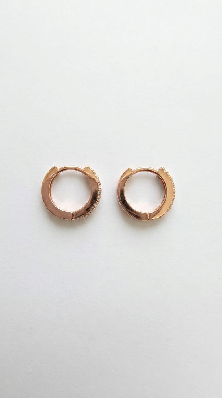 Radiant Full-Circle Pave Hoops
